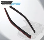 Dark Smoke Rain Visor Deflector 2PCS Out-channel For Honda Civic Coupe 1988-91. Fixed Price $33.63.