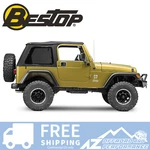 Bestop Trektop Nx Black Twill Tint Windows No Doors For 97-06 Jeep Wrangler Tj. Fixed Price $1399.99.
