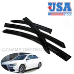 Outside Mount Window Visors Sun Shade Rain Guard For Mitsubishi Lancer 2008-2014. Fixed Price $24.46.