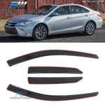 Fits 2015-2017 Toyota Camry In-channel Window Visors Vent Rain Guards Sun Shades. Fixed Price $42.99.