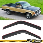 Fits 87-96 Dodge Dakota Standard Cab Window Visor Channel Rain Sun Guards. Fixed Price $29.99.