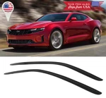 Window Visor Deflector Sun Vent Rain Guard Shade Fit 10-22 Chevy Camaro. Fixed Price $48.00.