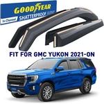 Rain Guards Vent Visors Shade For 2021-2026 Gmc Yukon Shatterproof. Fixed Price $104.99.