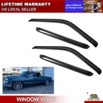 Smoke Window Visors Fits 88-99 Gmc Chevy C1500 C2500 K1500 K2500 Rain Guard. Fixed Price $34.99.