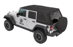 Bestop 54863-17 Trektop Pro Black Twill Soft For 07-18 Jeep Wrangler Jk 4DR. Fixed Price $2249.99.