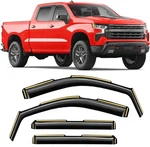 Durable In-channel Rain Guards Vent Visors Shade For Gmc Sierra 1500 2019-2026. Fixed Price $60.99.
