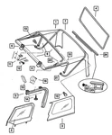 Genuine Mopar Bracket Left 55395007AD. Fixed Price $34.02.