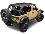 Smittybilt 94535 For 07-09 Wrangler (jk) 4DR Extended Top Black Diamond. Fixed Price $70.00.