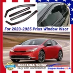 In-channel Window Rain Visor Sun Guard Weather Shield For 2023-2025 Toyota Prius. Fixed Price $56.98.