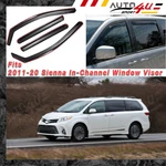 For 2011-2020 Toyota Sienna In-channel Window Visors Rain Shade Guard Deflectors. Fixed Price $39.89.