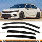 For 2022-2026 Honda Civic 4DR Sedan 3D Wavy Window Visor Rain Guard Deflector. Fixed Price $34.99.