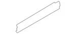 Genuine Audi Sunroof Molding 4F0-877-781-A-01C. Fixed Price $38.93.