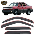 In-channel Window Visors Fit 01-06 Chevy Silverado Gmc Sierra 1500 2500 Crew Cab. Fixed Price $41.99.