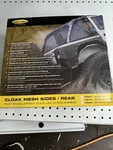 Smittybilt 95101 Cloak Extended Mesh Top, Sides And Rear, Black New. Fixed Price $48.88.