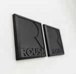 Ford Mustang Roush Metal 2." Square Fender 7X7 Cm Badge Emblem Seller. Fixed Price $19.99.