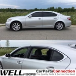Wellvisors Window Side 07-17 Lexus LS460L LS600HL Deflectors Chrome. Fixed Price $88.99.
