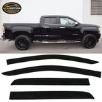 Fits 15-22 Chevy Colorado Gmc Canyon Crew Cab Window Visors Rain Sun Guard Vent. Fixed Price $26.98.