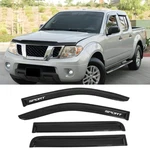 Fits 05-20 Nissan Frontier Crew Cab Window Visors Rain Vent Guard Shade Acrylic. Fixed Price $41.39.