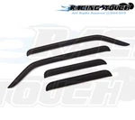 Dark Smoke Outside Mount Window Visor Rain Guard 4PC For Honda Element 2003-2011. Fixed Price $64.12.