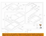 Hyundai Oem 21-23 Santa Fe Sunroof-shade 81679S1200. Fixed Price $265.62.