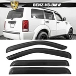 Fits 07-11 Dodge Nitro Window Visors Vent Rain Guard Air Deflector Acrylic 4PCS. Fixed Price $26.65.