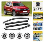 Window Visor For Volkswagen Vw Tiguan 2009-2017, Out-channel Rain Guards Shie.... Fixed Price $53.09.