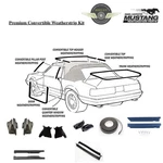 1988 1993 Ford Mustang Convertible 21 Piece Premium Weatherstrip Kit Fox Body. Fixed Price $579.99.