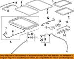 Cadillac Gm Oem 10-16 Srx-sunroof Wind Deflector 20929754. Fixed Price $38.87.