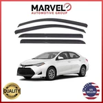 Out-channel Window Vent Visor Rain Guard Deflectors For Toyota Corolla 2014-2018. Fixed Price $31.90.