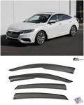 Eos Visors For 19-UP Honda Insight ZE4 Jdm Mugen Side Window Rain Deflectors. Fixed Price $34.99.