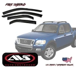 2007-2010 Ford Explorer Sport Trac Avs Window Vent Visors Rain Guard Deflector. Fixed Price $112.78.