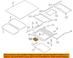 Ford Oem 09-15 Flex Sunroof Moon Roof-motor 8A8Z15790A. Fixed Price $235.00.