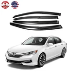 4X For Honda Accord 2013-2017 4-DOOR Window Visors Rain Guards Deflector Jdm*. Fixed Price $23.99.