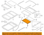 Bmw Oem 11-16 X3 Roof-sunshade Cover 54107293460. Fixed Price $311.03.