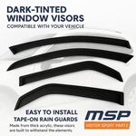 Windows Visor Out-channel Sun Guard 2.0MM 4PCS 1995-2005 Chevy Cavalier Door. Fixed Price $41.27.