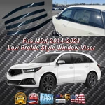 Fits Acura Mdx 2014-2021 Window Vent Visors Tinted Black Sun Bug Deflectors. Fixed Price $45.95.