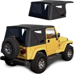 Jeep Wrangler Tj Soft Top Replacement, 1997-02, Tinted Windows, Black Sailcloth. Fixed Price $229.99.