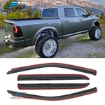 Fits 09-25 Dodge Ram 1500 2500 3500 Crew Cab In-channel Window Visors Rain Guard. Fixed Price $35.99.