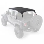 Smittybilt 94635 Extended Top Black Diamond For 10-18 Jeep Wrangler Jk. Fixed Price $120.09.