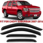 Rain Guards Vent Visors Shade For 2007-2014 Chevrolet (chevy) Suburban. Fixed Price $62.99.
