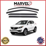 Out-channel Window Vent Visor Rain Guards Deflectors For Kia Sportage 2011-2016. Fixed Price $31.90.