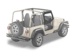 Bestop 51790-15 Upper Fabric Half Doors Black Denim Front For 1997-2006 Wrangler. Fixed Price $601.12.