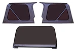 Sierra Offroad Brand Soft Top Rear Windows For 1997-2006 Jeep Wrangler. Fixed Price $150.00.