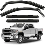 Sun Rain Visors Wind Guards For 20-26 Gmc Sierra 2500HD/3500HD Crew Cab. Fixed Price $59.99.