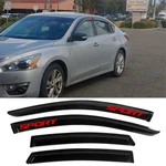 Fits 13-18 Nissan Altima Window Visor Guard Shade Slim Style Acrylic W/ Decal. Fixed Price $41.39.