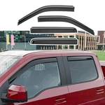 2015-2025 Ford F-150 Crew Cab In-channel Window Visors Vent Sun Rain. Fixed Price $34.99.