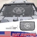 For Jeep Wrangler Jl 2024+ 2/4DR Star Black Bikini Soft Top Mesh Cover Sun Shade. Fixed Price $45.99.