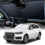 Car Sun Shade Windshield - Foldable Window 210T Coated Silver. Fixed Price $16.99.