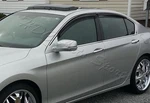For 13-17 Honda Accord 4DR/SEDAN Smoke Abs Sun Shield Door Rain Window Visor 4PC. Fixed Price $35.99.