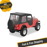 Bestop 51405-01 Black Tigertop Complete Soft For 1953-1975 M-38A1 / CJ5. Fixed Price $1199.99.
